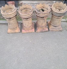 Victorian Chimney Pots x 4 -