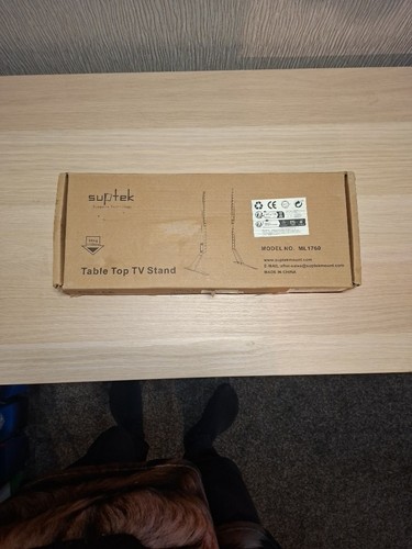 Suptek table top stand - table, tv