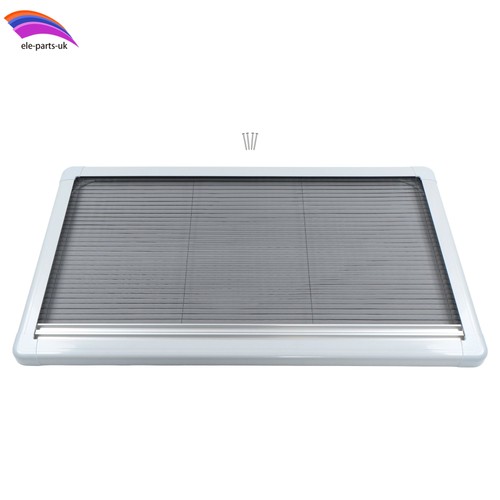 Grey blind flyscreen - flyscreen, motorhome