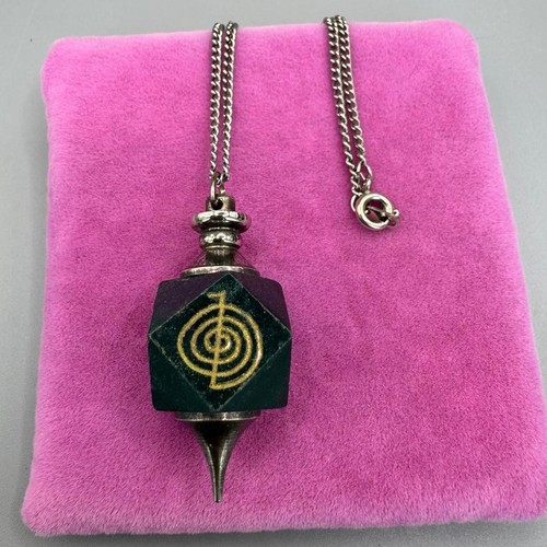Dowsing pendulum faceted dark - pendulum,