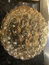 Vintage Champagne Bubble Glass Plafonniere Shade By Helena Tynell