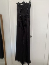 Charas black faux satin ladies - satin,