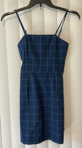 Preppy blue pblack plaid - pblack, dress