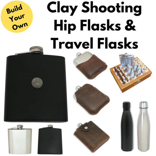 Clay shooting hip - clay, flasks