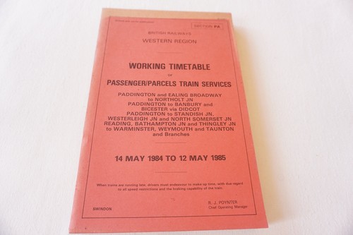 1984 western region railway - region,
