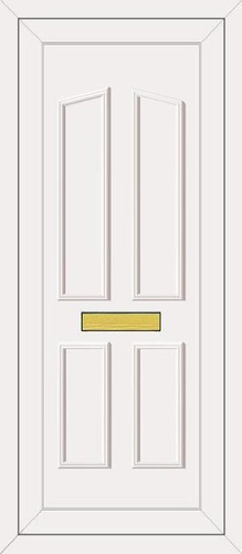 White full height upvc - height, door