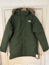 The North Face McMurdo Parka Jacket Pine Needle Green M BNWT–RRP £450–Authentic