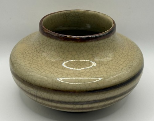 Vintage bullers pottery vase - vintage,
