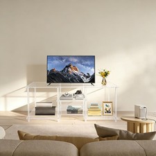 Clear TV Console Table
