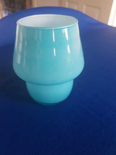 Vintage aqua blue - , mushroom
