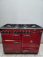 LPG RANGEMASTER ELAN 110 CM MULTIFUNCTION RANGE COOKER IN RED /CHROME. ED-279