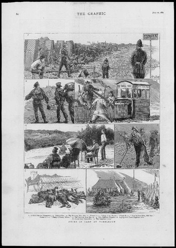 1882 antique print - -, london