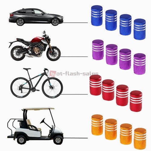 4pcs aluminium car tire valve - aluminium,