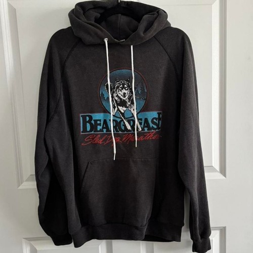 Bear grease black hoodie size - grease,
