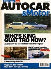AUTOCAR MAGAZINE 17-OCT-90 -