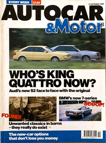 Autocar magazine oct - magazine, 17-oct-90