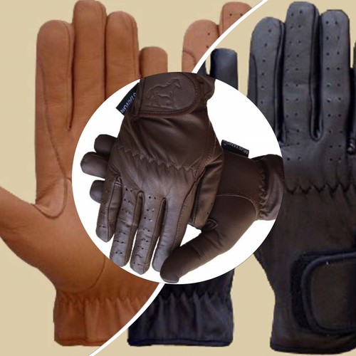 Equestrian riding gloves - equestrian,