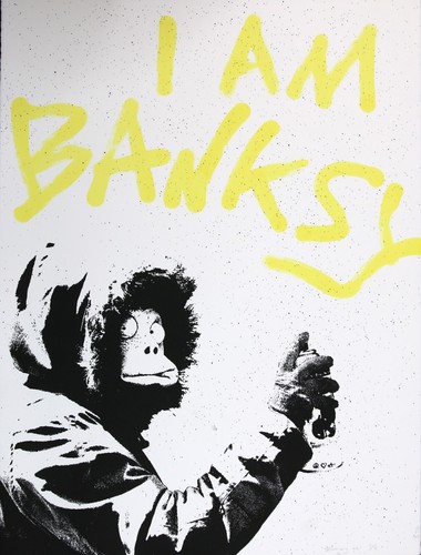 Tchewy22 signed banksy - , +