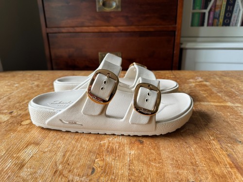 Skechers beige arch fit - skechers,