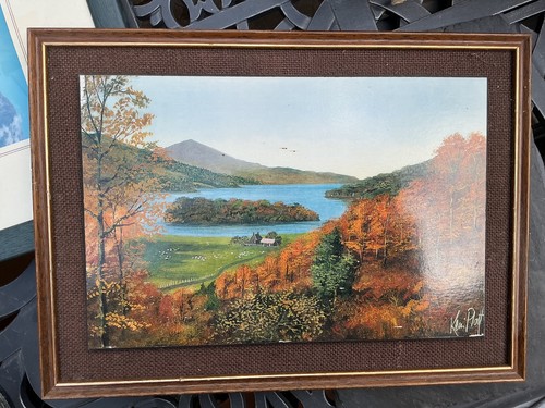 Vintage framed art - framed,