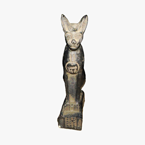 Egyptian bastet seated cat - seated,