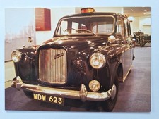 Austin FX4 Black Taxi Cab 1961, London Taxi, Modern Postcard.