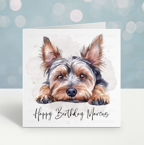 Yorkshire terrier birthday - terrier,