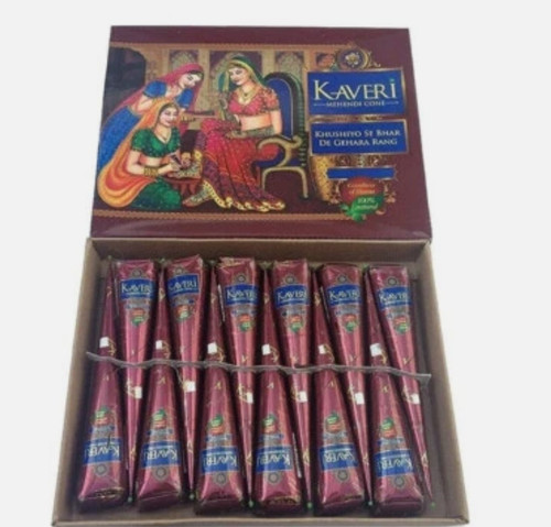 Brown henna cones tube - tube, **