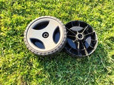 BOSCH ROTAK 37-14 36R 370ER 34R 340er Electric Lawnmower Pair Front Wheels