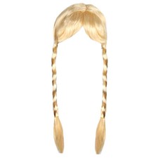 LONG BLONDE PLAITS WIG LADIES