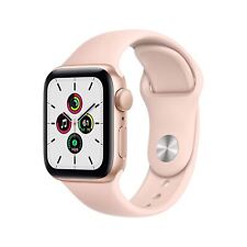 Apple Watch Series SE 2020 40mm GPS + LTE Cellular - Gold with Pink Sport Strap