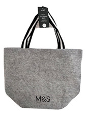 M&S Grey Felt Shopping Tote