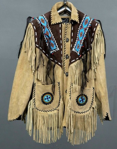 Men western cowboy - men, suede