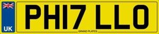 PHIL NUMBER PLATE PHILL O