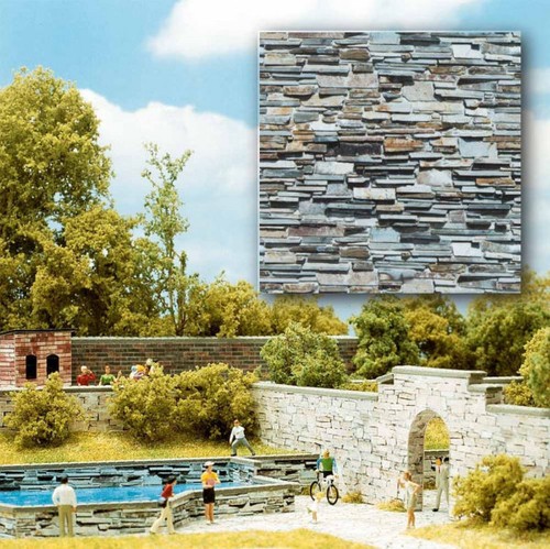 Busch 7421 slate wall - busch,