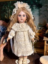 Antique Jumeau Bébe Size 58 Cm Bisque Head open Mouth Tall Jumeau 20 Inches