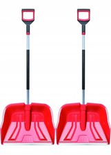 2x Snow Shovel 55cm Wide Head