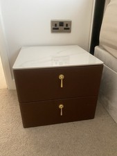 Bedside table set home - of,