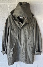 German Vintage Army 1988  Parka Jacket Olive Green Size  180/190/90- XL