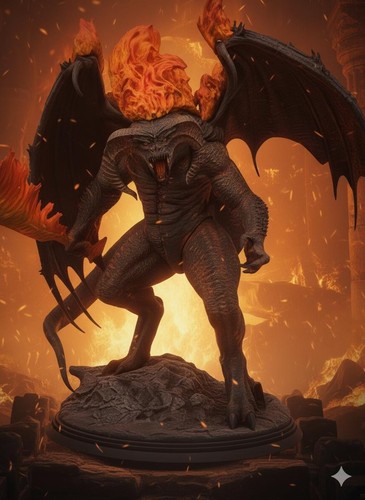 Balrog statue 34cm - balrog, figure