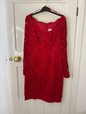 Vintage red lace cocktail