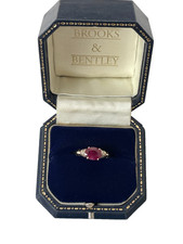 Ruby and Diamond Ring 9ct Gold