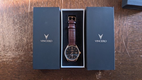 Vincero mens watch 42mm rose - mens,