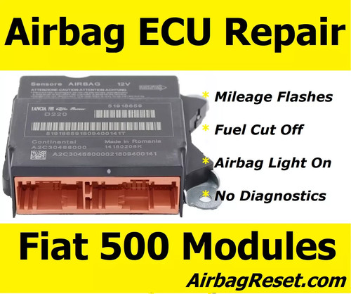 Fiat 500 airbag module repair - 500,