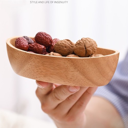 1pcs natural wooden serving - 1pcs,