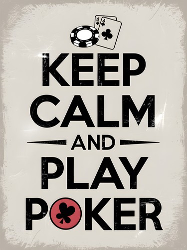 Keep calm and - calm, play