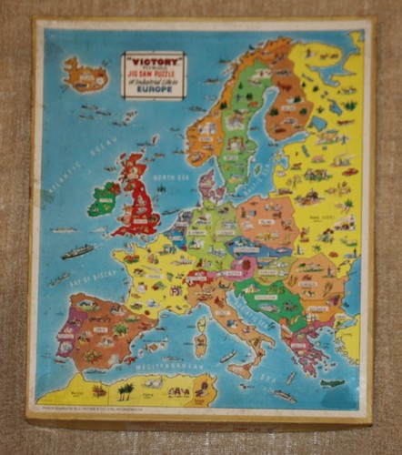 Vintage victory plywood jigsaw - plywood,