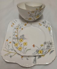 Vintage Heathcote China Set.Used Condition. Lovely Designs