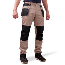 Work Trousers Beige Grey