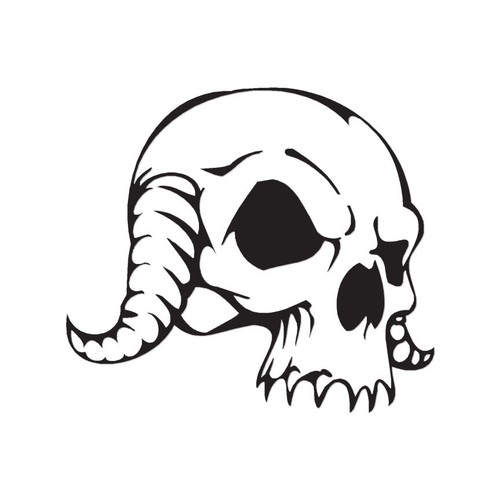 Monster demon skull horn - demon,